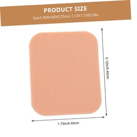 Gatuida Square Makeup Puff 10pcs Wet/Dry Cosmetic Pads for Face Care Versatile Beauty Tool for Girls and Women