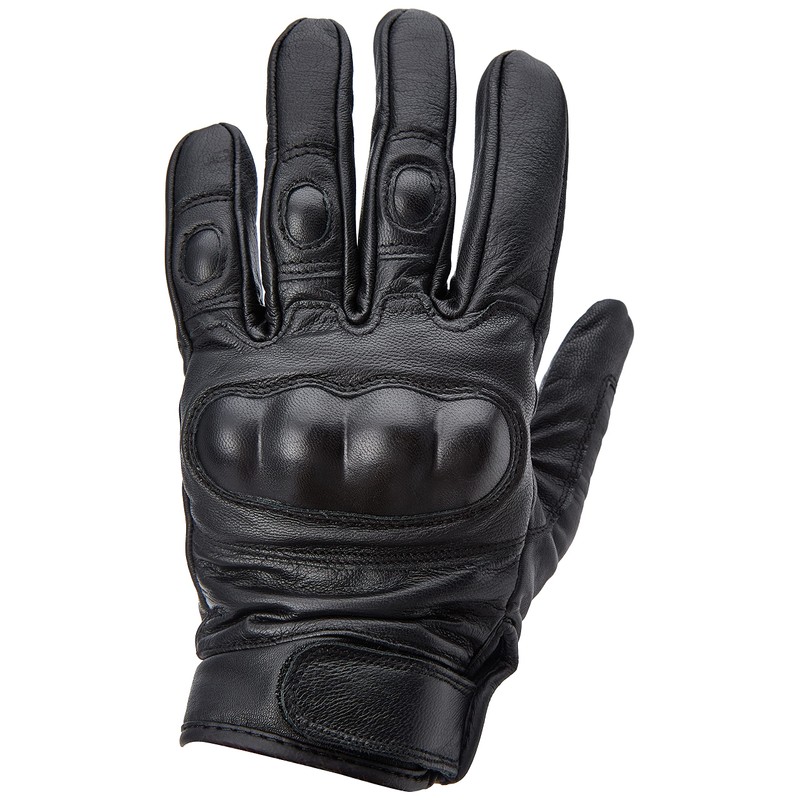 Knuckle protection Security Police LEATHER TACTICAL GLOVES (XL)