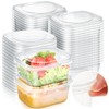 Yiyiring 25 Pack 8 oz Tamper Proof Containers with Lid