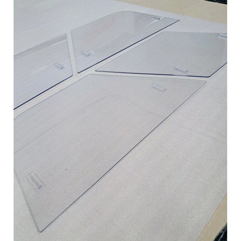 DAXCNC MG MGA NEW SIDE CURTAIN SLIDING WINDOWS SET 1956-1962