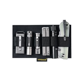 VIPERADE PL10 EDC Insert Elastic Panel, Mini EDC Organizer Board Accessories Holder with Hook, Elastic Organizer Holder for Backpack, Tactical Modular Organizer for Everyday Gears