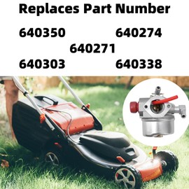 640350 640271 640303 Carburetor Tune Up Kits Fits for Tecumseh LEV120 LV195XA LV195EA LEV105 LEV100 4.5HP 5HP 5.5HP 6HP 6.5HP 6.75 HP Engine Parts, Carb for Toro 20016 20017 20018 22 Recycler Mower
