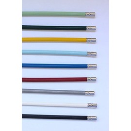 NISSEN CABLE CO.,LTD Vintage Outerwear for Brakes, Italian Type, 6.6 ft (2 m) Roll, Silver