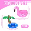 NHQZ Pack of 2 Inflatable Bottle Holder, Flamingo Inflatable Drink