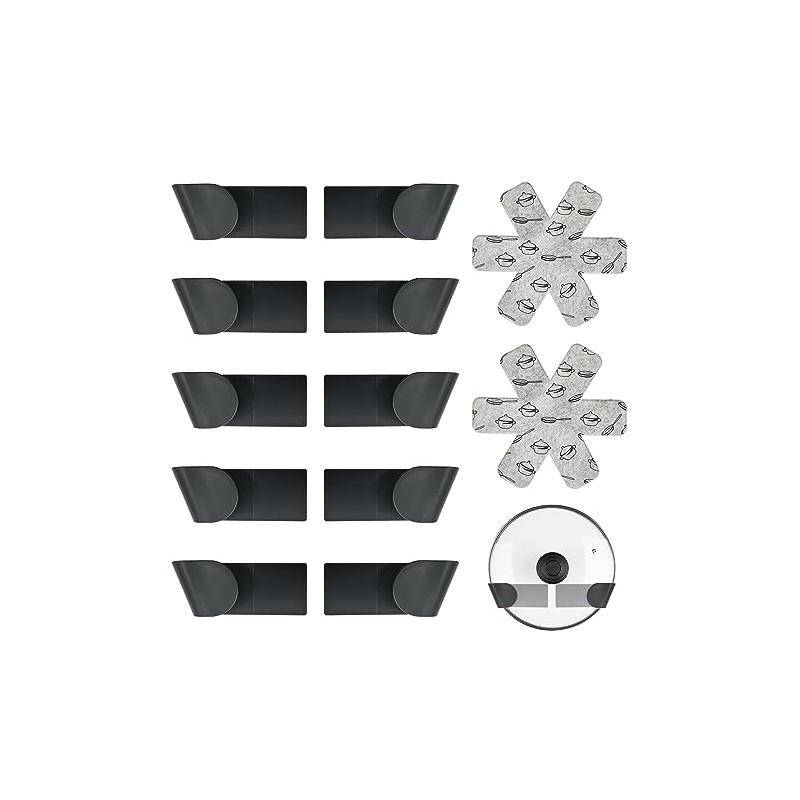 10 Pieces Pot Lid Holders, 2 Pieces Pot Lid Holder,