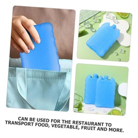 BIUDECO Ice Packs for Cooler Bag 6 Pack Ice Blocks Fan Compatibility for Air Conditioning