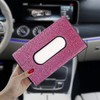 Bling Leather Tissue Box, Glitter Tissue Box for Car Sun