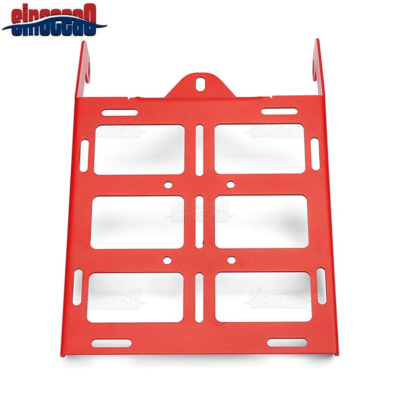 SI Red Rear Tail Luggage Bag Rack Cargo Rack Backpack