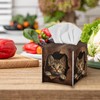Rerteryuro Tissue Box Cover Square Cat Tissue Box Holder Cover