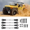 4pcs RC Steering Tie Rod Adjustable Rear Upper Linkage Rod