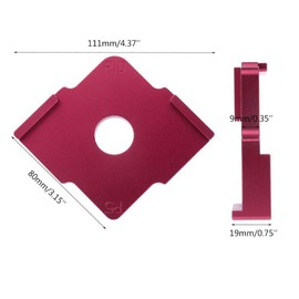 SagaSave 3 Pcs Corner Radius Quick-Jig Woodworking Semicircle Positioning Template Trimming Tool Sturdy and Durable for Wood Positioning Template (R5-R10+R15-R20+R25-R30)