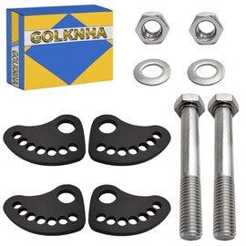 GOLKNHA 2 PCS Camber Lock Alignment Fix & Upper Arm Cam Bolt Kit Compatible with Silverado WT SLT SL LT LS SSV SS RST XFE Base HD SLE at Denali LTZ Custom 1500 2500 3500 1999-2019
