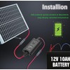 PolyEnergy 10Amp MPPT ,Solar Charge Controller Intelligent:, Controller, for for
