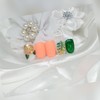 Handmade nail tips when the camellia blooms - Short Round