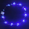 Tiaras Con Flores Led Para Fiesta Paquete Con 10