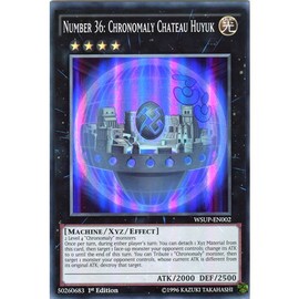 Yu Gi Oh : WSUP EN002 1st-Ed Nombre : 36 Chronomaly Chateau Huyuk Super carte Rare (World-Superstars Yu-Gi-Oh Cartes simples)