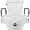 Compass Health Raised Toilet Seat + Best Portable Elevated Riser