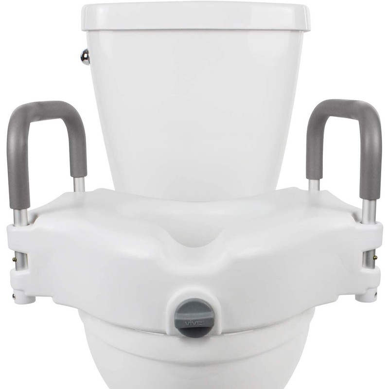 Compass Health Raised Toilet Seat + Best Portable Elevated Riser