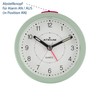 Atrium Modern Design Alarm Clock Analogue Quartz without Ticking with