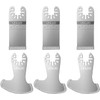 Diamond Oscillating Multitool Joint Remover Saw Blade Set of 6