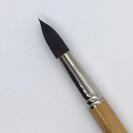 XDT 990 Round Tip Mop Style Paint Brush Artist Painting Brush #12 Russian Blue Squirrel Hair,Acrylic Watercolor Oil, Paint Large Area of Water or Color, Wetting Large Surface