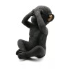 Evideco 3 Wise Monkeys Speak Hear See No Evil Statuettes