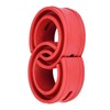 2pcs Red Car Shock Absorber, Car Spring Assistors Car Coil