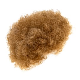 Mikinona Afro Puff Bun Hair Extensions Curly Bun Synthetic Hair Wigs for Women Hair Accessory Natural Look for Festival Concert Party Wedding