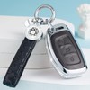 SHANGHONG for Hyundai Elantra Key Fob Cover with Keychain Genuine