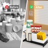 Niciksty Coffee Paper Cup Organizer, Disposable Cup Holder with 2