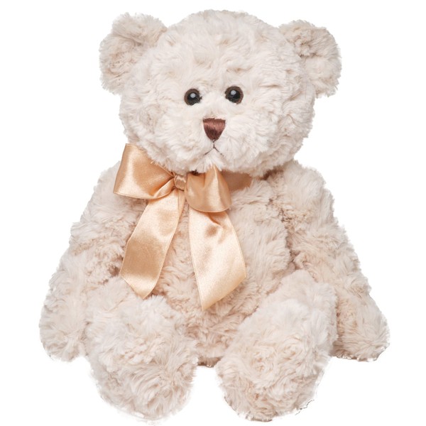 Bearington Huggles Creamy White Plush Bear: 16” Tall Classic Stuffed Teddy Bear Toy with Ultra-Soft Fur and Premium Fill; Made for Cuddling; Great Gift for New Babies, Kids, and Adults of All Ages