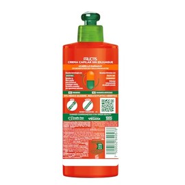 Garnier, Fructis Borrador De Daño, Largo Perfecto, Crema Para Peinar 10 En 1, Sin Enjuague, Sin Parabenos, Anti-Frizz, Anti-Quiebre, Repara El Cabello