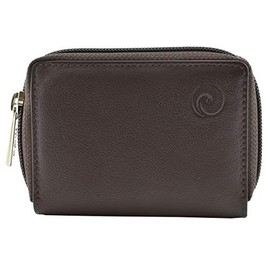 Mala Leather Origin Collection Leather Concertina Credit Card Holder with RFID Protection 552_5 Brown