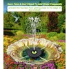 SZMP Solar Fountain 3.5W Bird Bath Fountains with Tender Green
