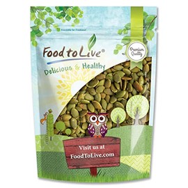 Dry Roasted Pumpkin Seed Kernels, 1 Pound – Unsalted, Oven Roasted Whole Pepitas, No Oil Added, Shelled, Vegan, Kosher, Keto-Friendly, Bulk. Low in Carbs. High In Protein. Great for Snacking