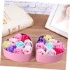 TOVINANNA Rose Soap Soap Flowers in Heart-shaped for Mother Day