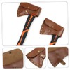 Operitacx Pack of 2 Axe Protection Log Camp Small Case