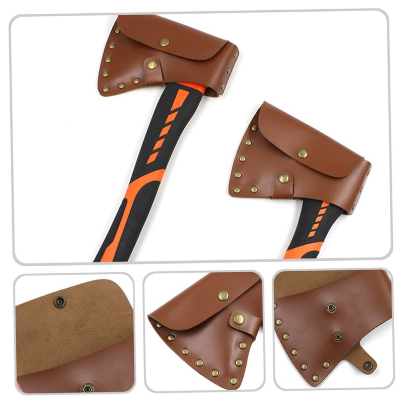 Operitacx Pack of 2 Axe Protection Log Camp Small Case