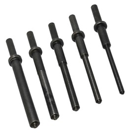 Phyxlyn Pneumatic Pilot Punch Set, 3/16" to 1/2" Pneumatic Roll Pin Punch 153mm Bolts Long Pins Fit for 0.401" shank Air Hammer for Removing Roll Pins Hollow Tension Pins
