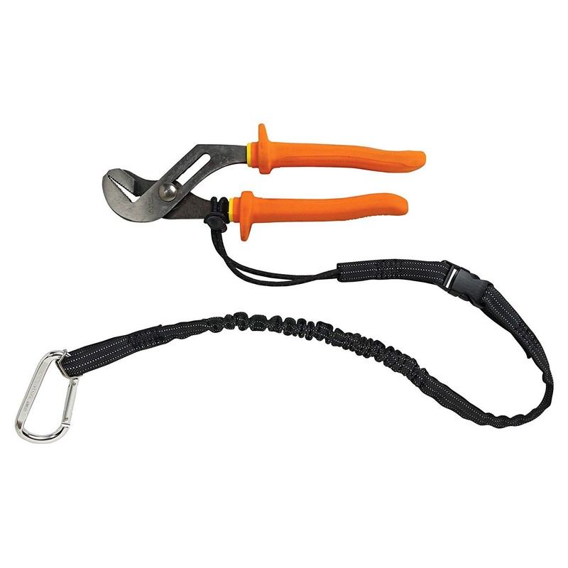 Tool Lanyard，5 Pack Safety Tool Leash，Retractable Bungee Cord with Aluminum