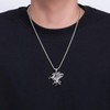SUNYOBAO Horse Pendant Necklace, Men's, Silver, Stainless Steel, Cool, Pegasus,
