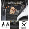 Made4Pets Dog Car Seat Cover for Back Seat - Back