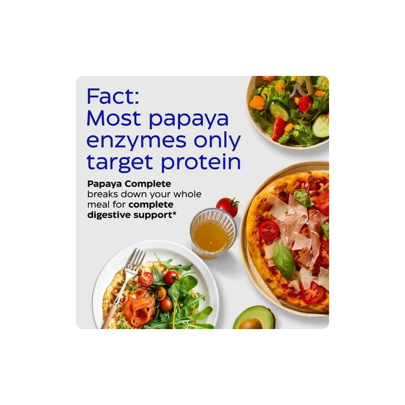 Enzymedica Enzimas De Papaya Masticables Papaína 240 Tabs