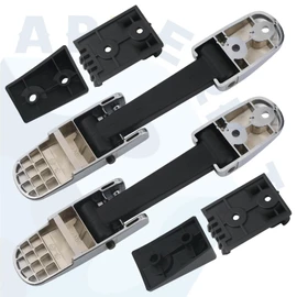 APPERFiT Mack Hood Latch Strap w/Catch Bracket Left Driver & Right Passenger Side Chrome Compatible with Mack Truck Granite Pinnacle Vision CH CHN CV CX CHU CXN CXU Hood Accessories Parts
