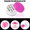 SumDirect 100Pcs 5Gram Empty Clear Plastic Cosmetic Containers Sample Packing