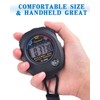 TINDTOP Sport Stopwatch Timer, Professional Digital Stopwatch with Calendar Alarm