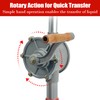 Sutekus Rotary Drum Pump, 15-55 Gallon, for Fuel Transfer (Kerosene,