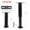 4Pcs Adjustable Bed Support Legs 10-16.5", Heavy Duty Support Legs
