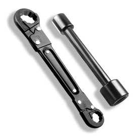 Plumbing Tools, Angle Stop Wrench Kit, Plumbing Wrench, Double Ended Pipe Wrench, Professional Plumbing Tool Set for Easy Angle Stop and Supply Nut Installation