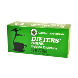 NATURAL LEAF BRAND 3 Boxes of Natural Leaf Brand Dieters' Tea 1.5 OZ. (18 Teabags)